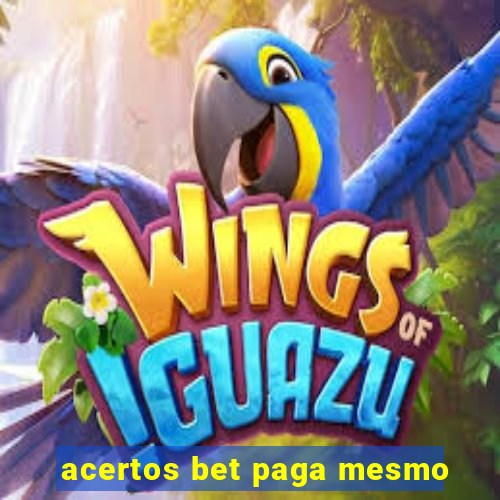 acertos bet paga mesmo